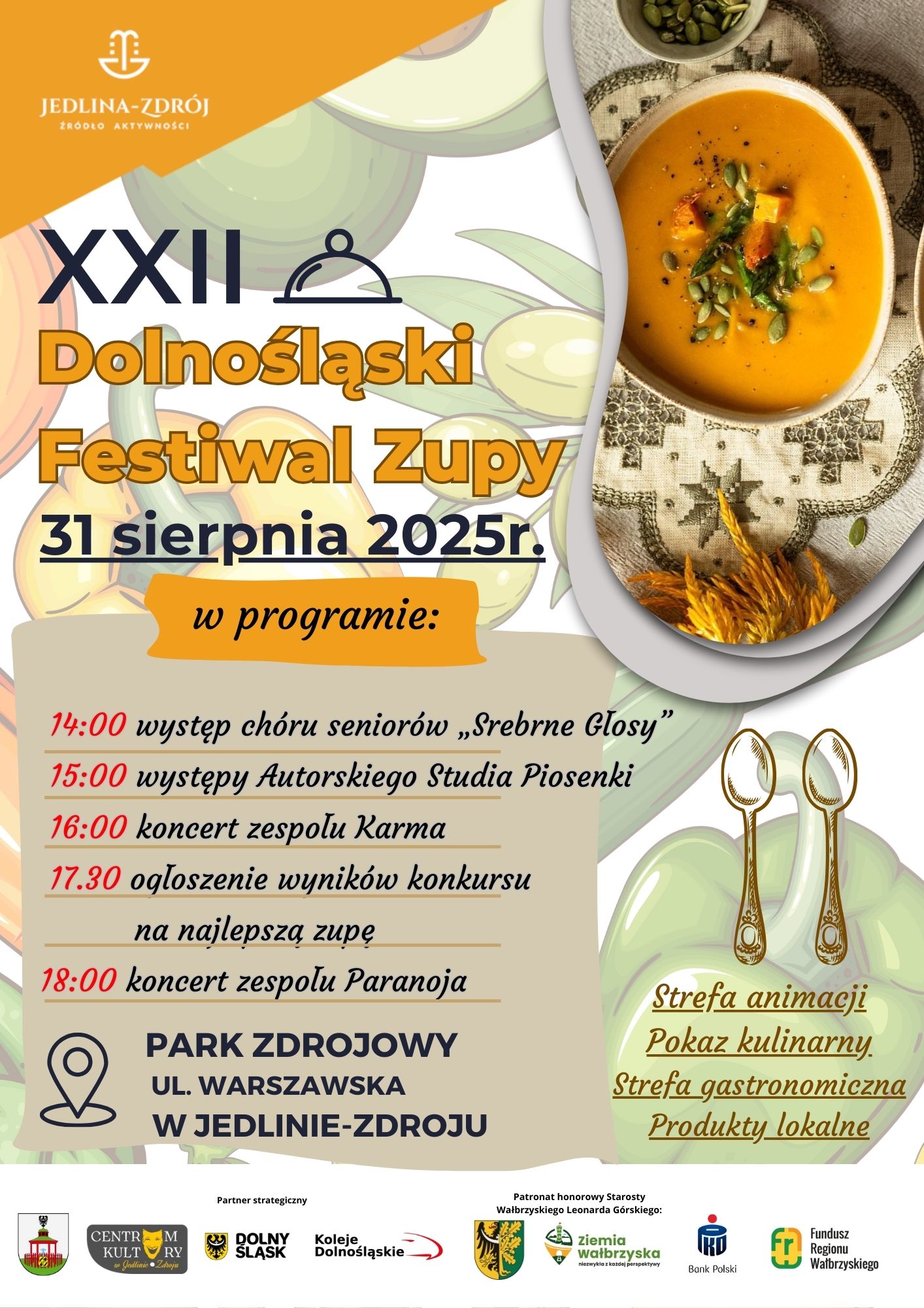 XXII DOLNOŚLĄSKI FESTIWAL ZUPY W JEDLINIE ZDROJU