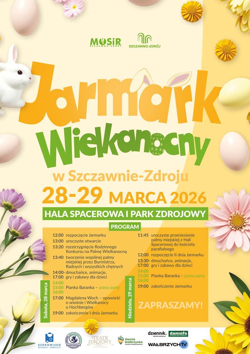 Jarmark Wielkanocny Hala Spacerowa Szczawno-Zdrój
